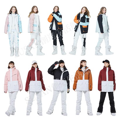 Qoo10] ARCTIC QUEEN スノーボードウェア 上下セット スキーウ