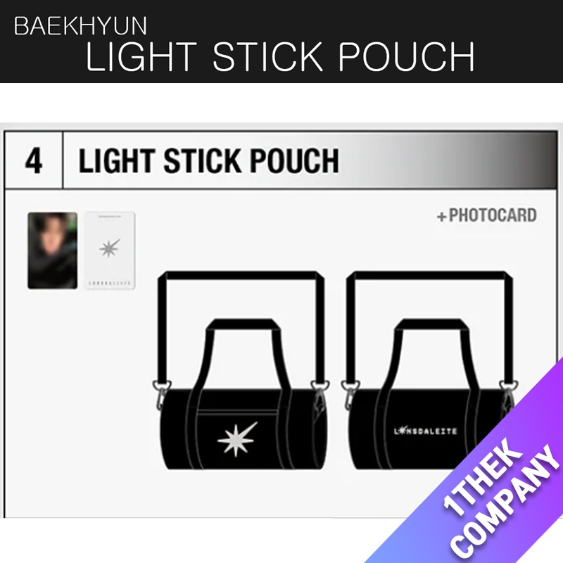 （LIGHT STICK POUCH）[BAEKHYUN] ASIA TOUR [LONSDALEITE] MD 5,543円
