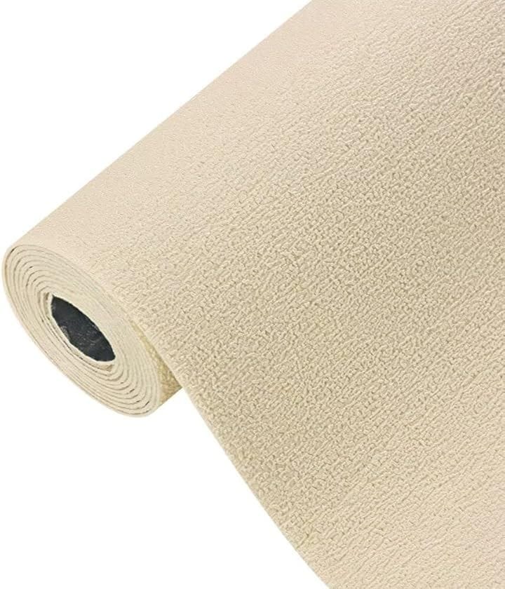 壁紙シール のり付き ざらざら壁貼れる 50cmx30m 賃貸OK 10倍以上の厚さ 厚手2mm 補修 織物調 クロス 3D アルミシート断熱 防音(イエロー, 50cmx30m)