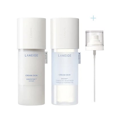 ラネージュ　クリームスキンローション 170ml　ミストポンプ　スプレー　ジン LANEIGE ラネージュ クリームスキン ミスト ポンプ 1個 韓国