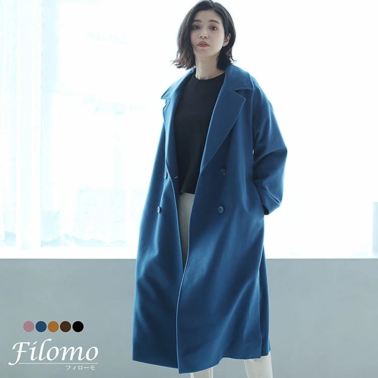[Filomo]カシミヤブレンドウールダブルチェスターコート 22,649円