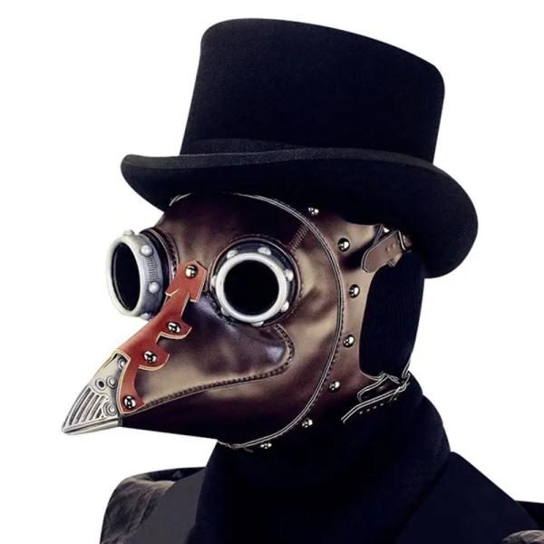 ペストマスク 仮面 ペスト医師 鳥博士 コスプレ 仮装 スチームパンク 中世 ハロウィン茶