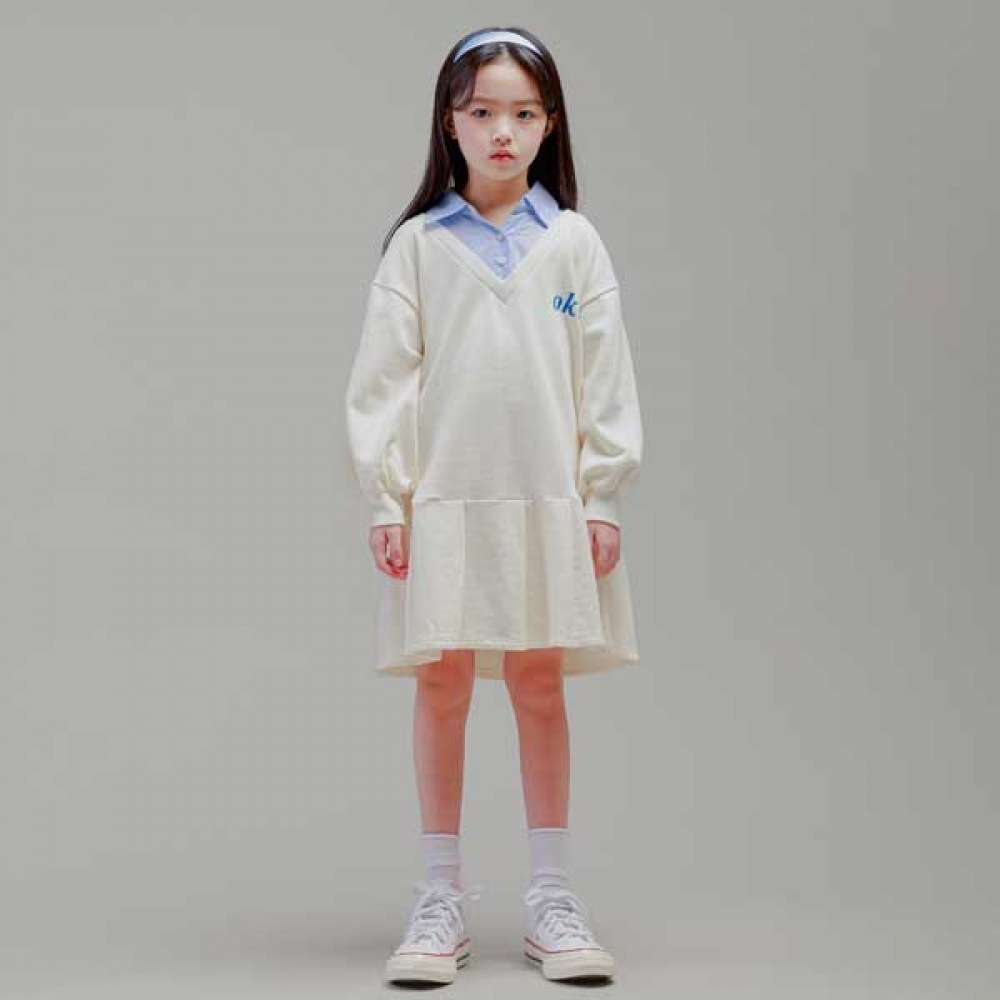 アイラブジェイ A.オーケイ シャツ レイヤード ワンピース JVSOP84