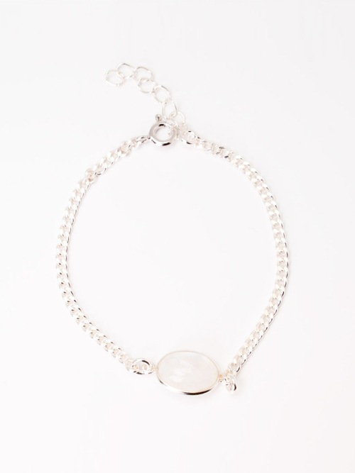 【HARANG】 HR 86B_Oval Moonstone Bracelet 正規品