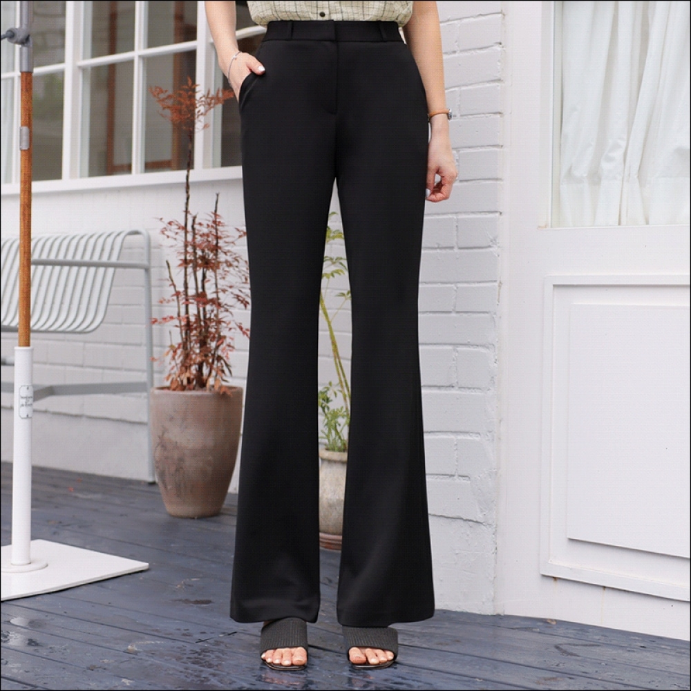 クリック＆ファニークールチーズチューイーブーツカットスラックス [SMLサイズ]