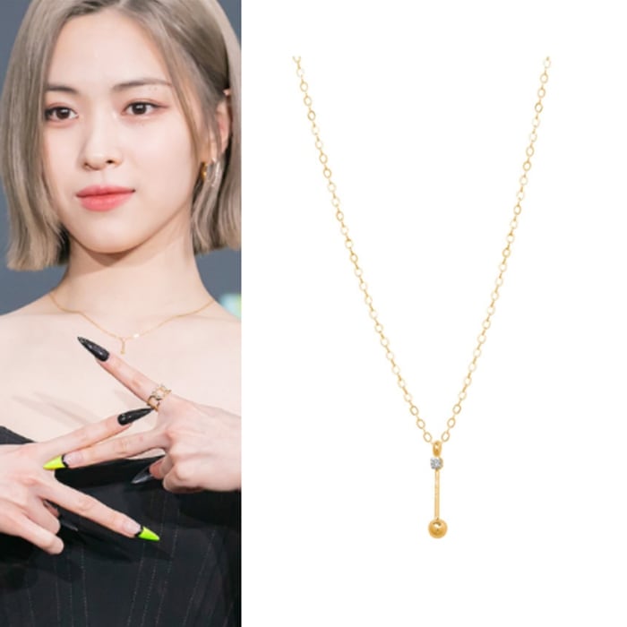 【ITZY着用】 SILVER925 MINI BAR NECKLACE 9,884円