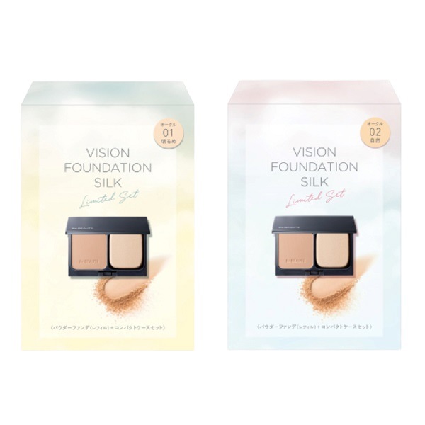 【数量限定】NEW EX ビジョンファンデシルク　リミテッドセット 全2色