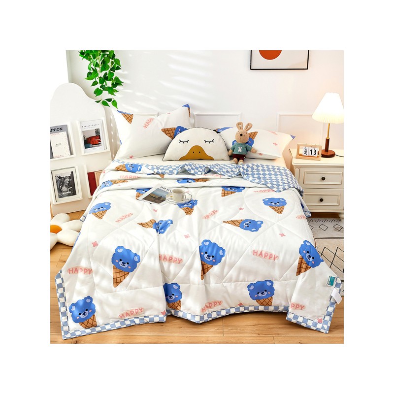 純綿夏薄い布団 洗濯機で洗える