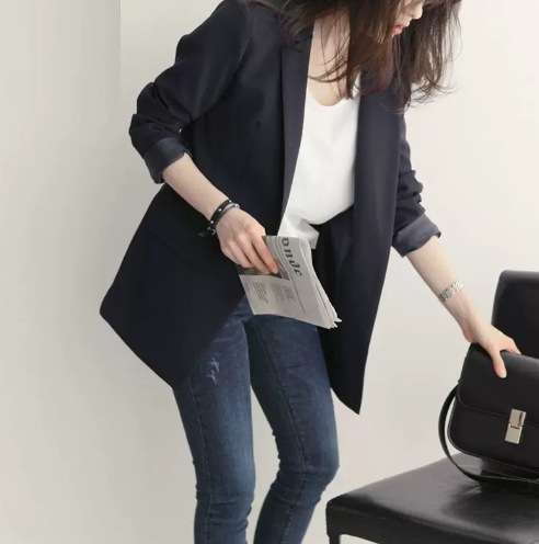 エレガント モテアイテム トップス ジャケット 袖あり 長袖 襟付き ポケット 前開き きれいめ シンプル 上品 おしゃれ お洒落 かっこいい 女子 こなれ感 メンズライク マニッシュ