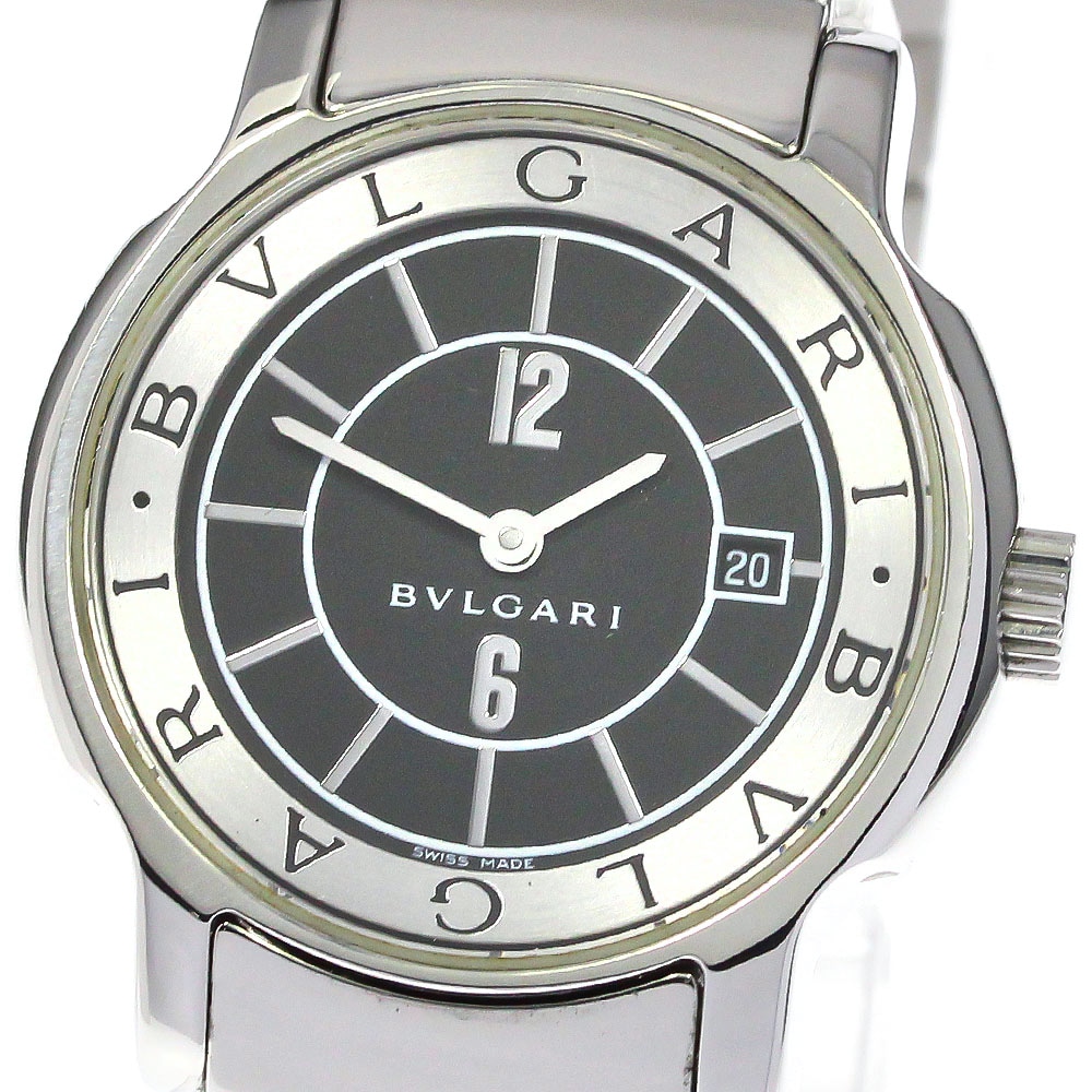 今季ブランド ブルガリブルガリ BVLGARI ST29S ソロテンポ デイト クォーツ レディース _756156【中古】 その他 ブランド腕時計