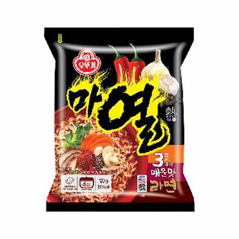 【送料無料】オットギ マヨル (マ熱) ラーメン 120g × 32袋（1ケース）