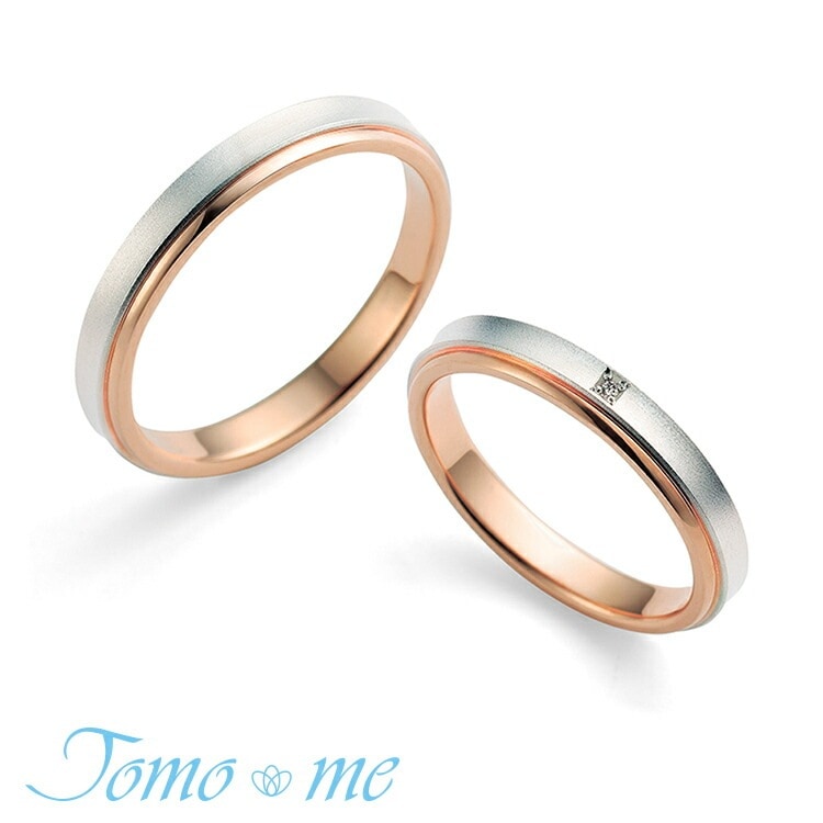 Tomo me トモミ リング tomoni ともに 結婚指輪 モダンプラチナコレクション 鍛造製法 TM-25 TM-26 シルバー ダイヤモンド 指輪 カジュアル ストレート 平打ち マット