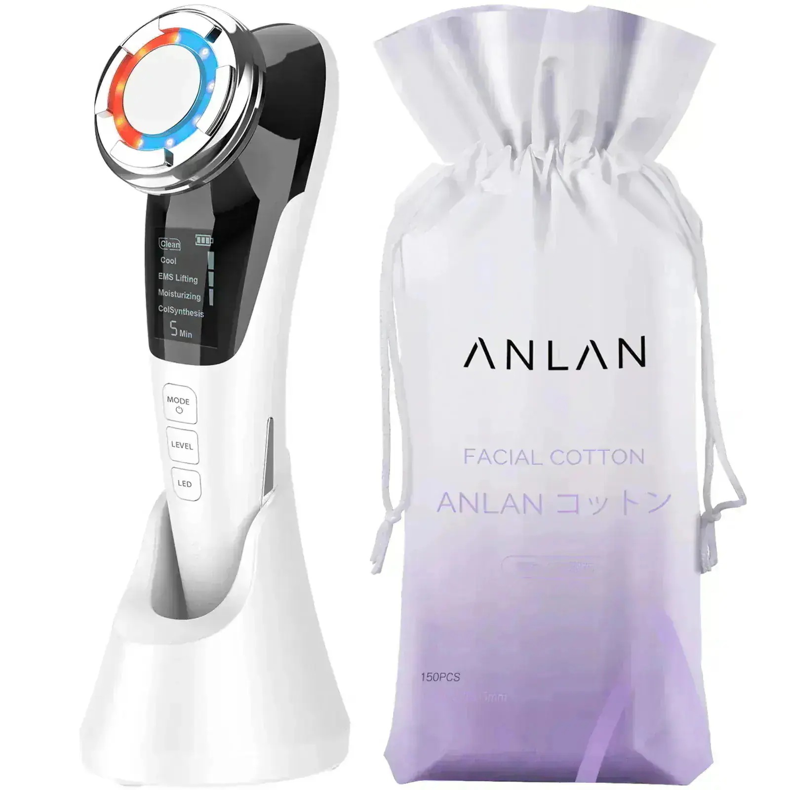 Qoo10] ANLAN 【美人百花掲載】公式 正規品 温冷美顔器 : 美容・健康家電