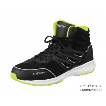福山ゴム工業　作業靴 CITY HUNTER 700　27.0cm ブラック EE70300