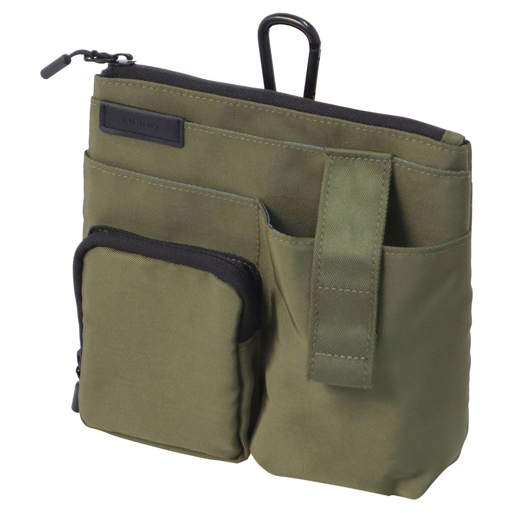 （まとめ買い）収納 Dr.ion マルチホルダー トップファスナー M カーキ 303DRGR [x3]