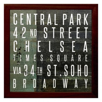 Sign Frame 400seires アートパネル New York 2 ISF-52260