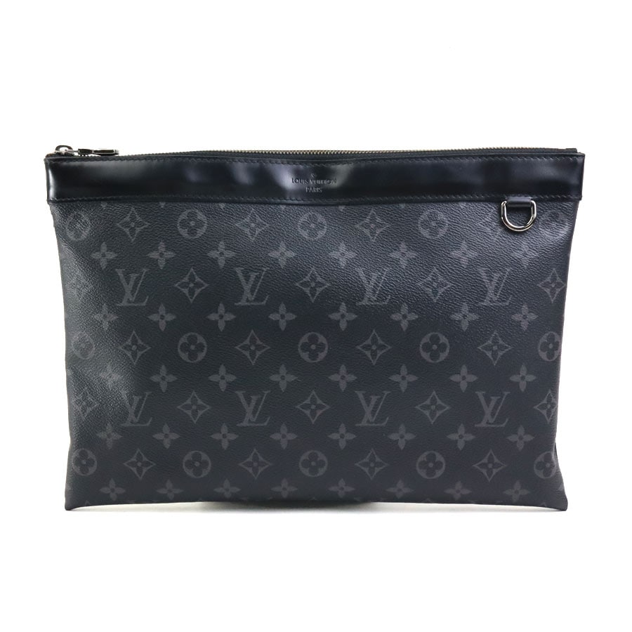 ルイ ヴィトン LOUIS VUITTON クラッチバッグ モノグラム エクリプス ポシェット ディスカバリー/モノグラム エクリプス ブラック メンズ M62291 r10149i