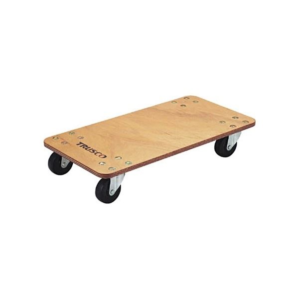 合板平台車 プティカルゴ 600x300mm ゴム車 PC-3060G 1台 完成品