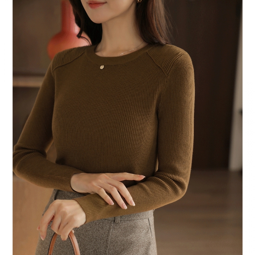 クリック＆ファニービスコースウールニット