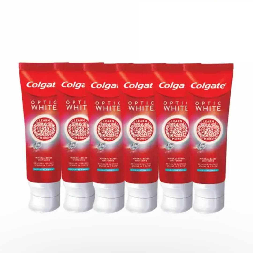 オプティックホワイトダズリングミント歯磨き粉, 100g, 6個