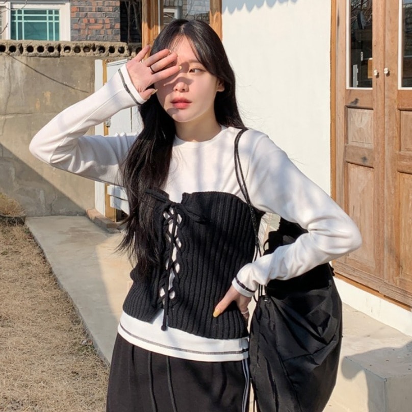 トップス ベスト トップス 袖なし 前開き リブニット 編み込み ニット サマーニット かわいい 大人可愛い おしゃれ お洒落 かっこいい 大人可愛い こなれ感 ラフ ラブリー キュート ガーリー