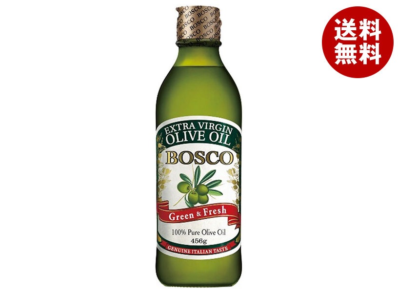 日清オイリオ BOSCO(ボスコ) エキストラバージンオリーブオイル 456g瓶＊12本入