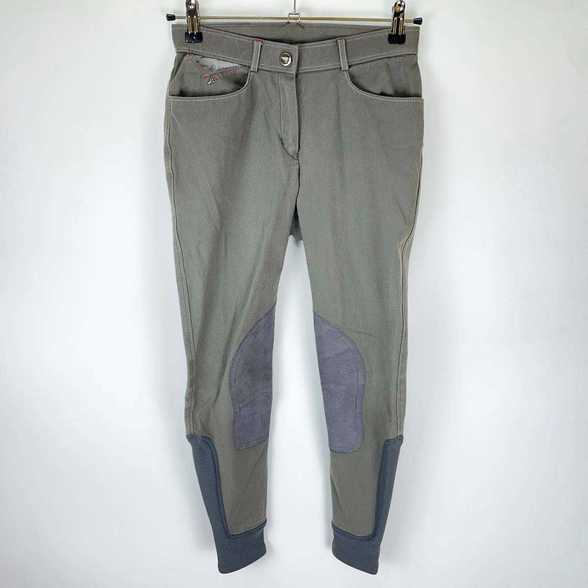 【中古】ユーロスター キュロット 乗馬パンツ 36 グレー レディース euro-star 馬術 ウェア ズボン