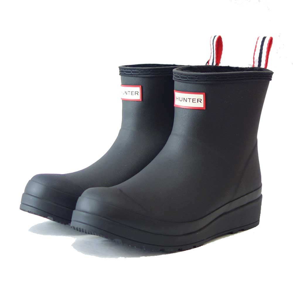 WFS2235RMA （レディース） レディース プレイショート シェルパ インシュレイテッド ：ブラック 防水ブーツ ラバーソール 防寒 レイン 長靴