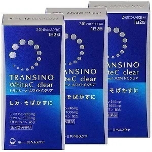 【第3類医薬品】 トランシーノホワイトＣクリア 240錠3個セット