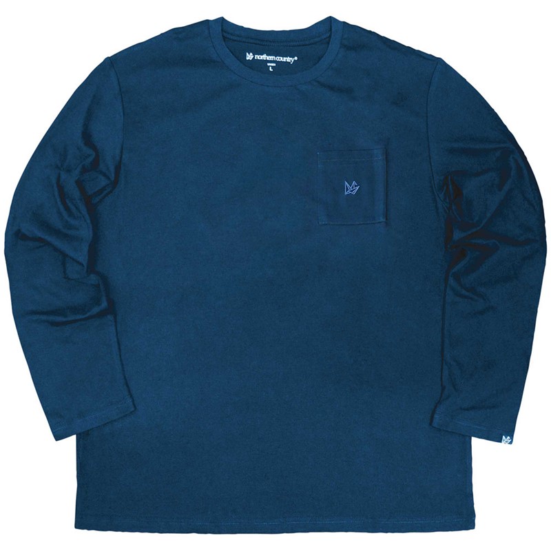ノーザンカントリーnortherncountry LONG T-SHIRTS(FRONT POCK アウトドア長袖Tシャツ (tr1312-nv)