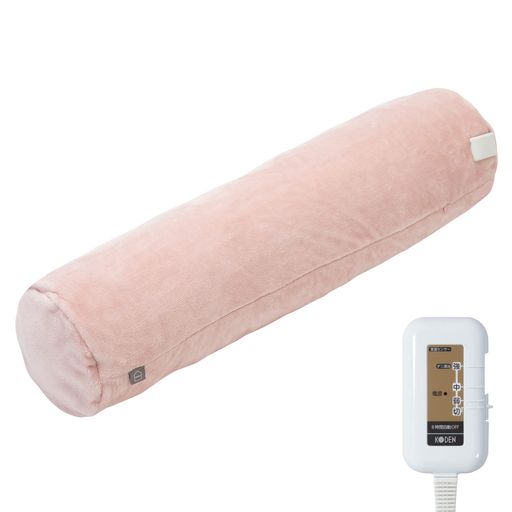 広電(KODEN) ほっとクッション ロングタイプ 90×23CM フランネル ピンク 消臭機能 デオテックスプレミア 弱酸性 保湿 スライド温度調節 室温センサー 8HOFF ダニ退治 FREDLY