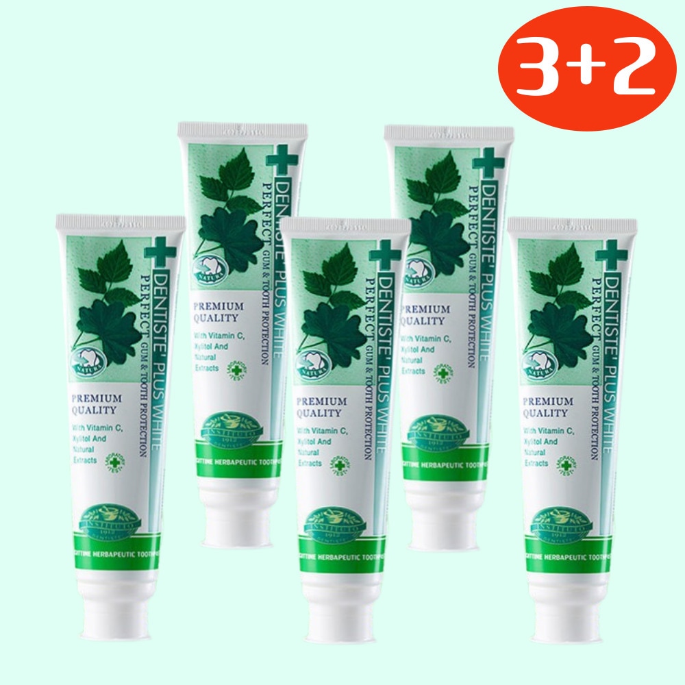 [3+2] BTS着用 歯磨き粉ホワイトプラス口腔ケア60gＸ5本/口臭歯磨き粉/人気 口臭ケア/歯磨き/ハミガキ粉