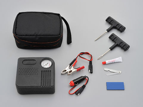 パンク修理セット パンク修理キット電動エアポンプ付き D95732