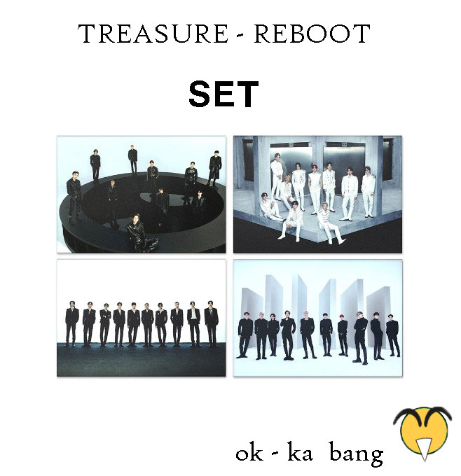 TREASURE 2ND FULL ALBUM [REBOOT] YG TAG ALBUM (Set) + 特典5枚贈呈