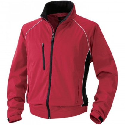 桑和 3400 防風カラーブルゾン 4Lサイズ レッド(43) SEDUCTIVE