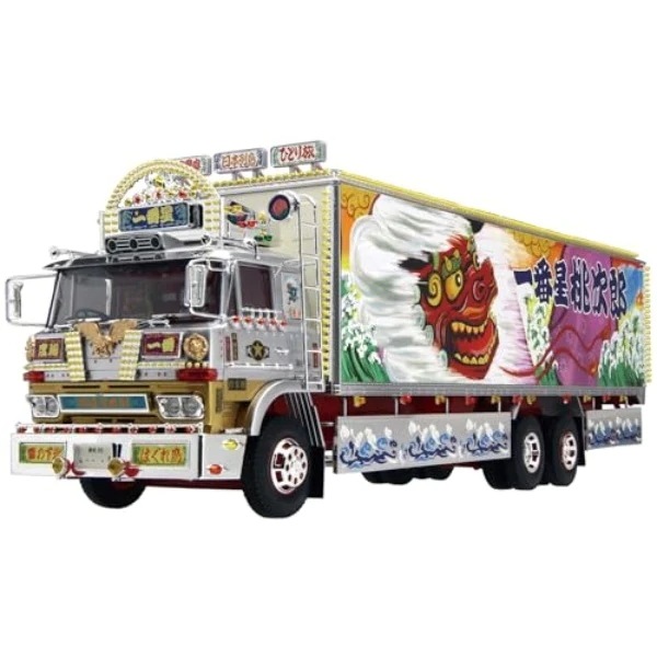 青島文化教材社 1/32 トラック野郎シリーズ No.5 一番星 天下御免 プラモデル