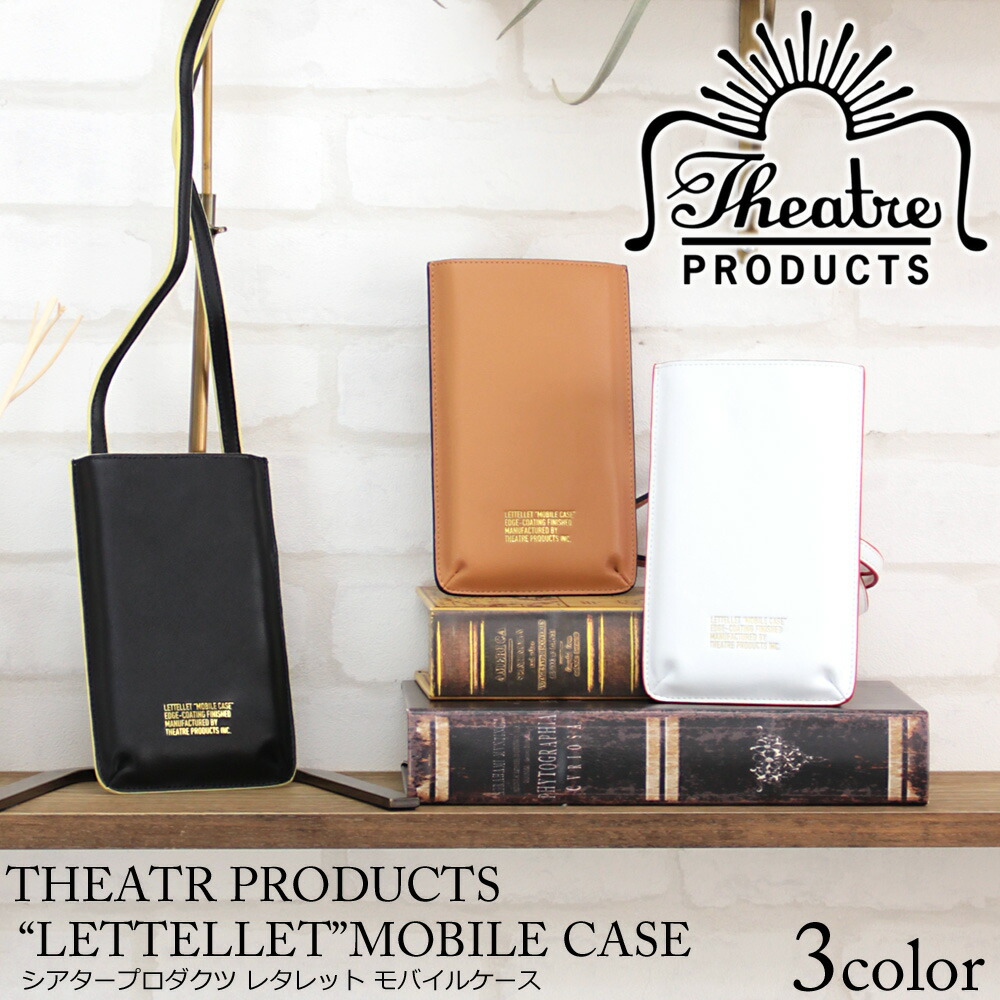 THEATRE PRODUCTS（シアタープロダクツ）.スマホポシェット レディース 斜め掛けバッグ 軽量 黒