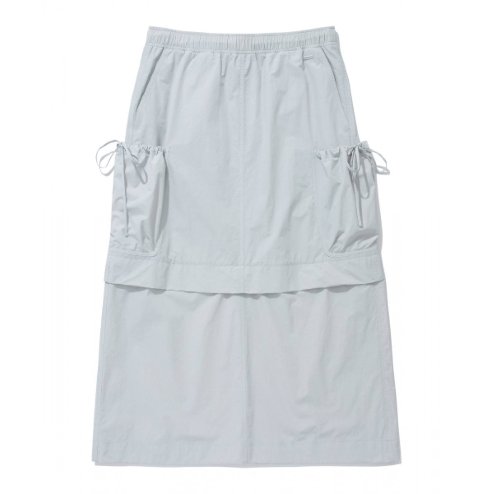 COVERNAT 女性用バルーンカーゴスカートライトグレー