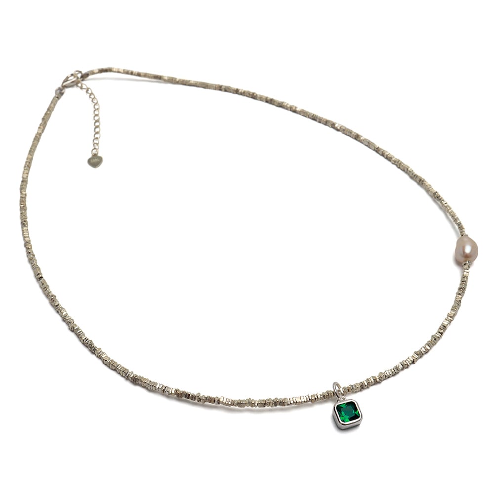 シルバー925 不揃いビーズネックレス [cn140] 8,514円