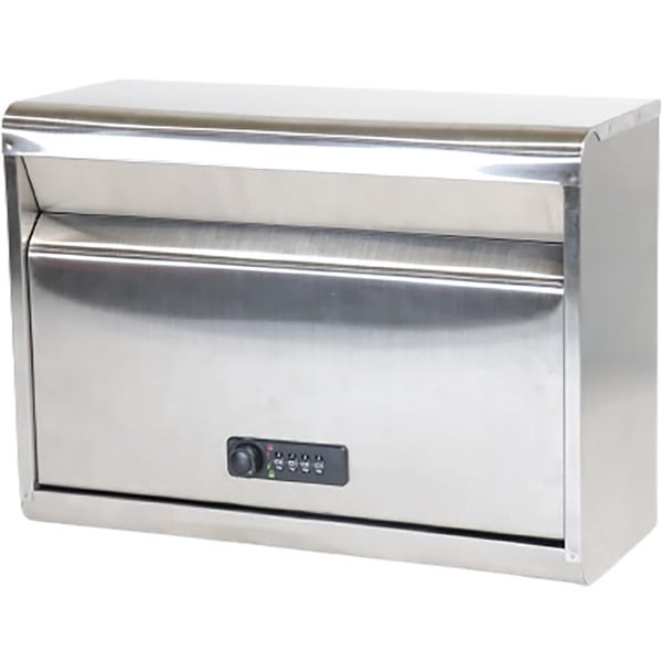 PS-50FD ステンレスダイヤル錠ポスト メーカー直送