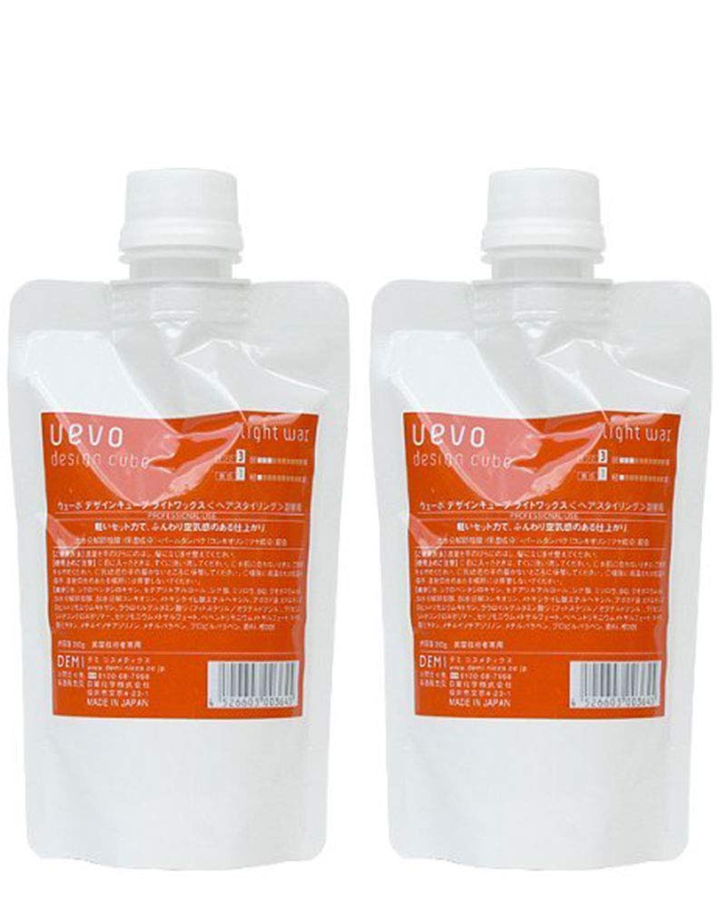 【X2個セット】 デミ ウェーボ デザインキューブ ライトワックス 200g 詰替え用