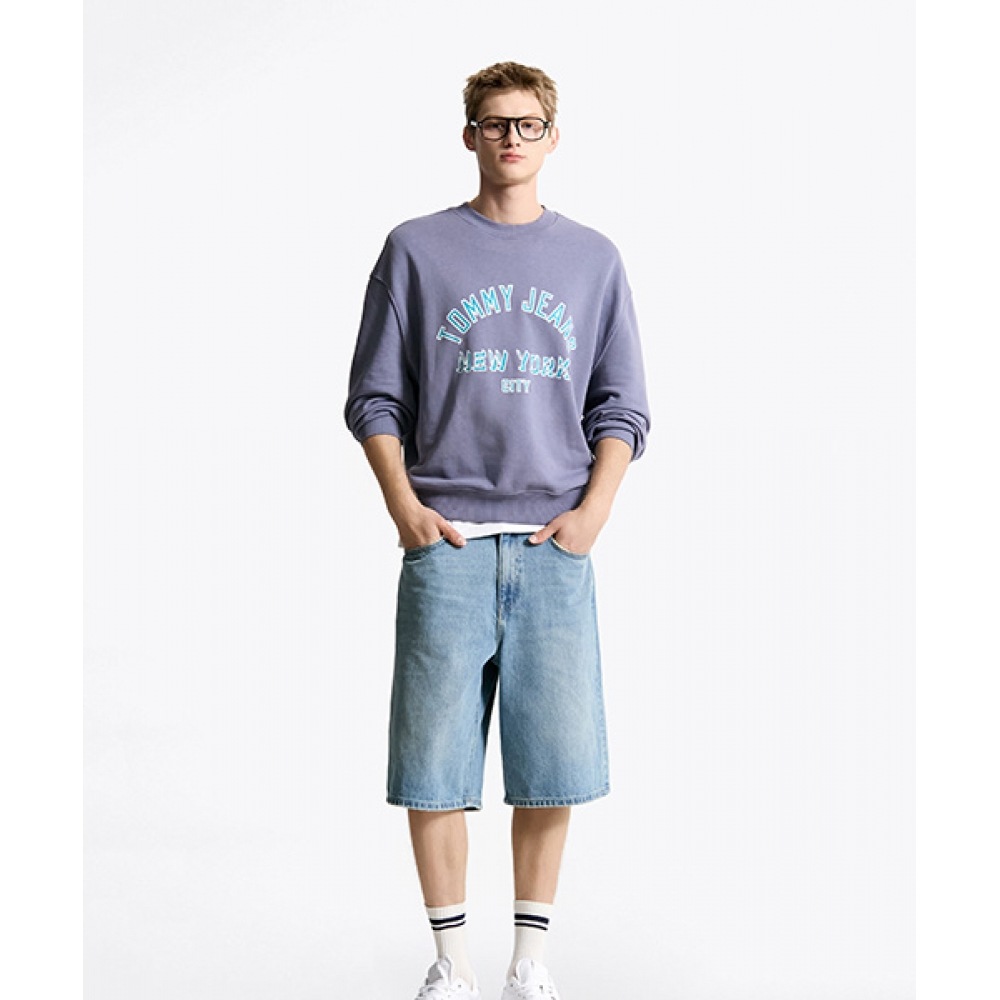 トミージーンズ [ユニセックス] エキゾースト 5ポケットデニムショーツ (T32F6NEQ10TML11A5)