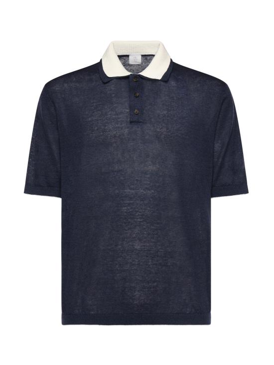 ELEVENTY Men Polo Shirts M76POLM01MAG0M059 11 01 Blue WHITE