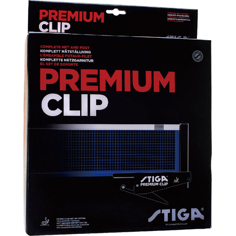 STIGA(スティガ) PREMIUM CLIP プレミアムクリップ(ネット&サポート) 卓球 卓球台 備品 (639000)