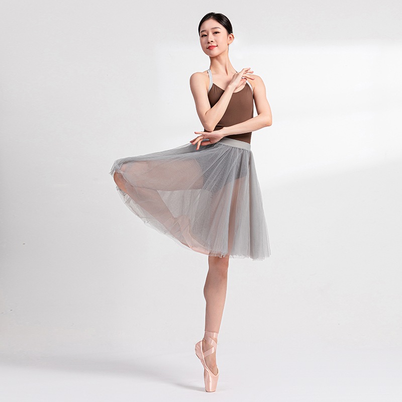 レディース ガールス キャミソールレオタード 首掛け ホルダーネック シンプル ダンスウェア バレエ服 レッスン 体操 50BD2534P