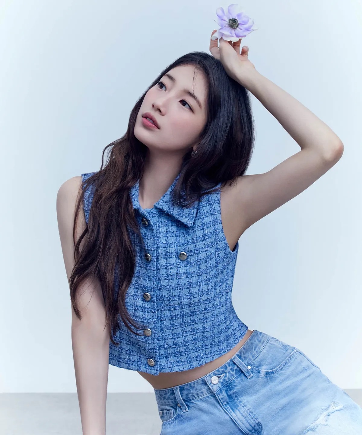 [SUJI 着用] Tweed vest 2color 韓国の人気ファッションブランド