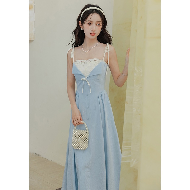 【急速出荷】送.料.無.料.清純系たるみキャミソールワンピース