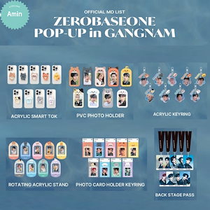 【公式】【公式】ZEROBASEONE POP-UP in GANMAM / 現場購入
