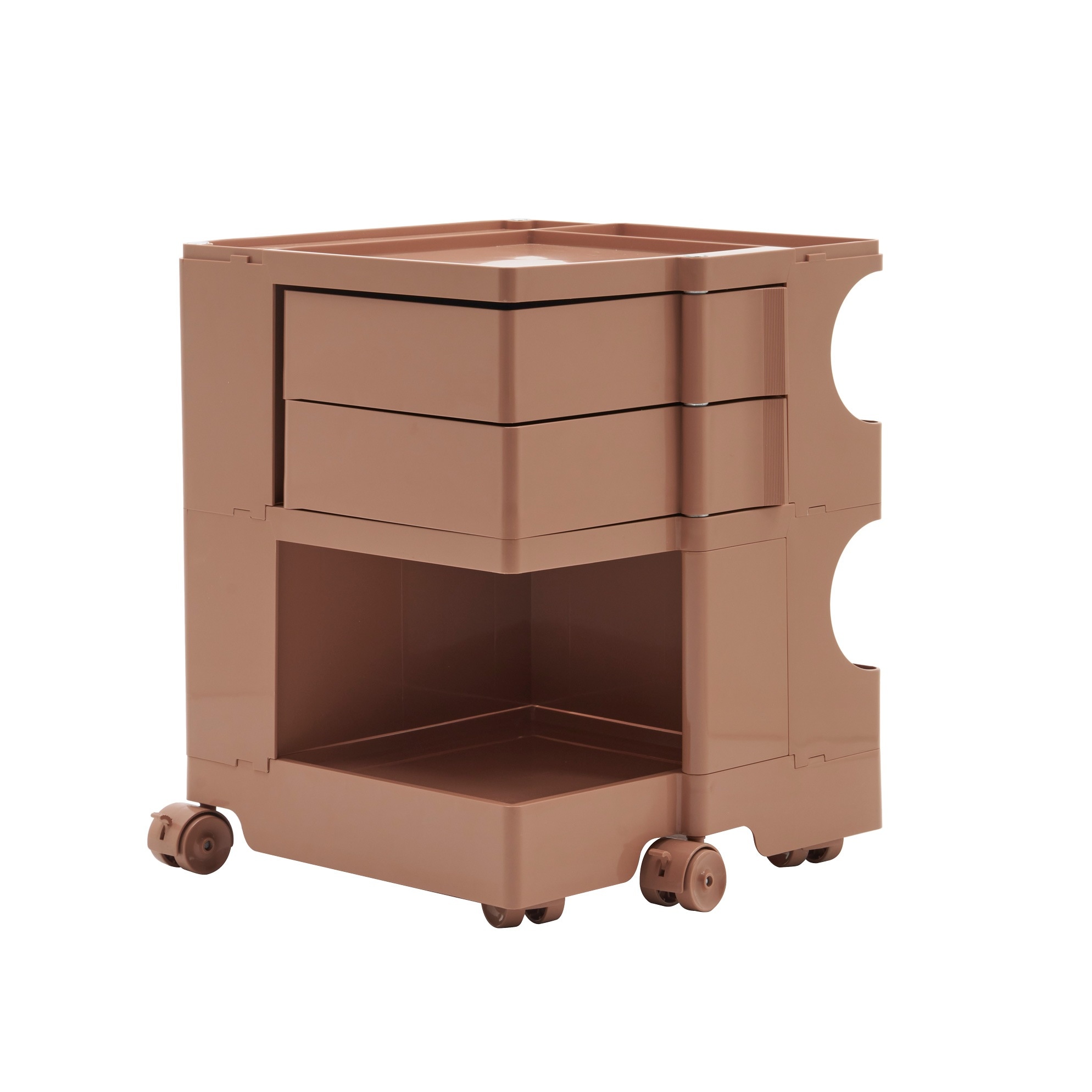 206【ピンク・2段】収納ワゴン ボビーワゴン キャスター付き ブレーキ付き おしゃれ 2段トレイ キッチンワゴン 回転式 収納 ベビーワゴン キッチン収納 ラック サイドワゴン キッチン ドレッサー 6,910円