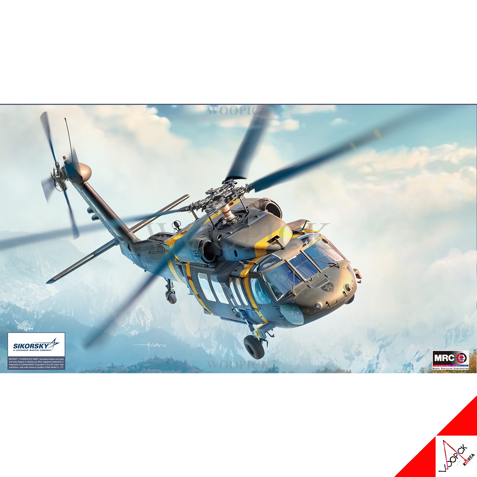 アカデミー 1/35 UH-60M BLACK HAWKS Hobby Plastic model kit #12135 2025 Ver. プラモデル